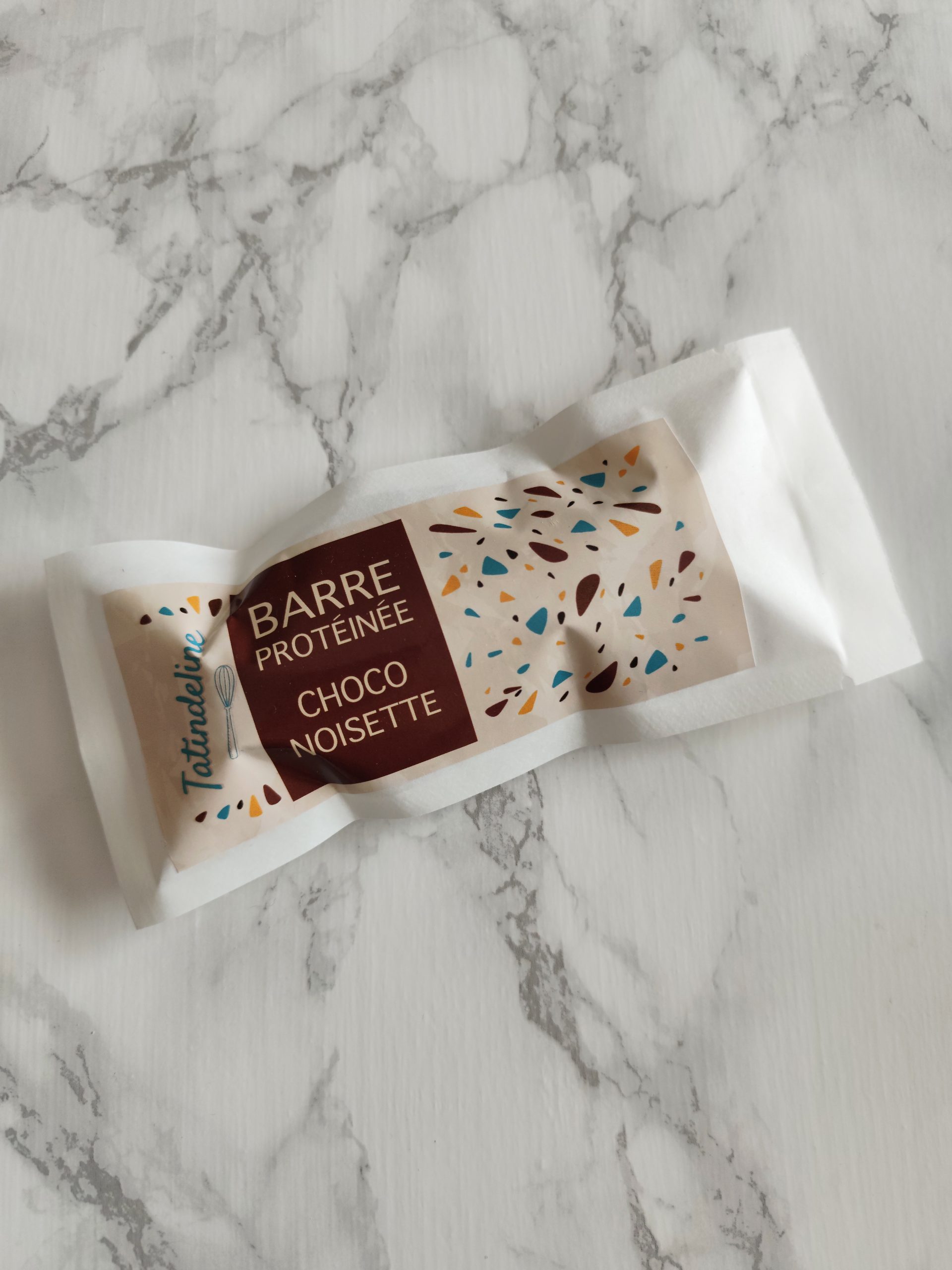 Barre chocolat noisette proteinée