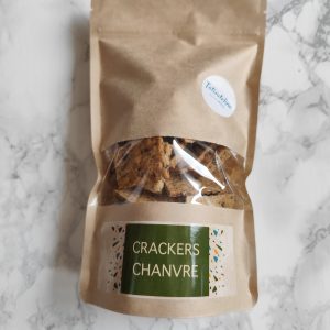 Crackers salés au chanvre